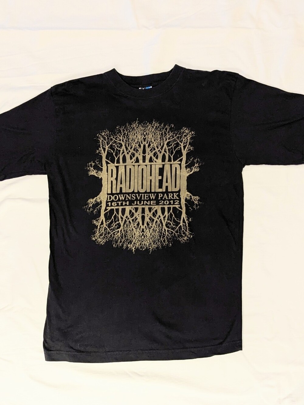 Radiohead 2012 Downsview Park Concert T-Shirt Size M Black